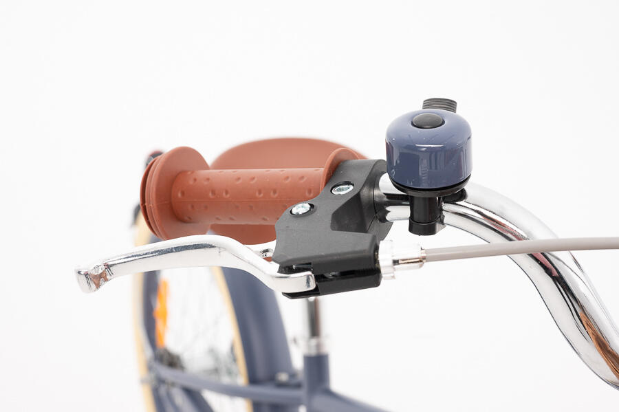 Kinderfiets 20" GERMINA retro met rieten mand, standaard 7/7