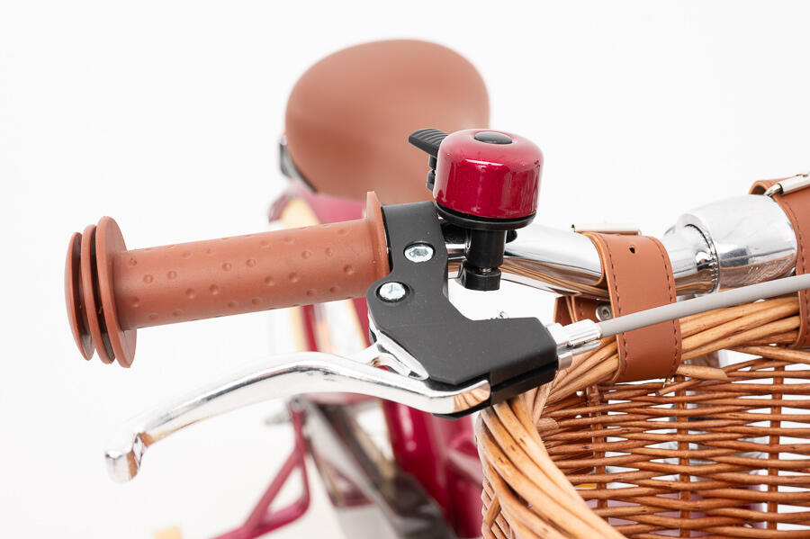 Kinderfiets 16" VINTAGE GERMINA zijwieltjes, mandje 6/7