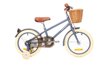 Rower dziecięcy 16" VINTAGE GERMINA kółka boczne, koszyk
