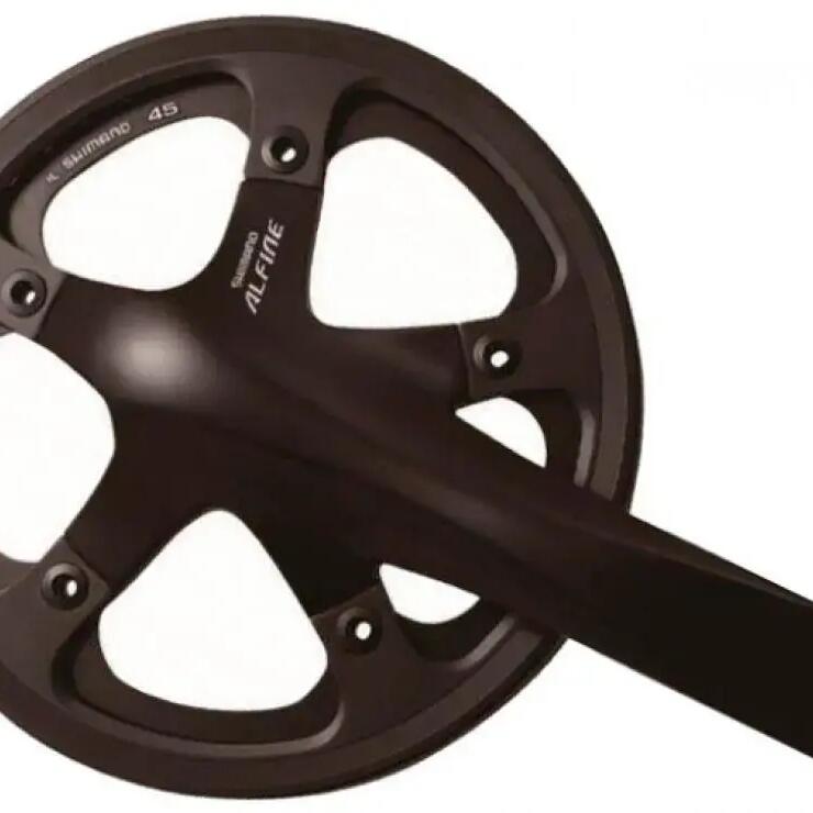 SHIMANO Alfine FC-S501 Crankset 45T 170mm HT2 1-Speed Black