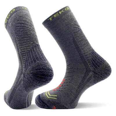 Skarpety sportowe z wełną merino Teko ecoHIKE Discovery Light Half Cushion 2.0