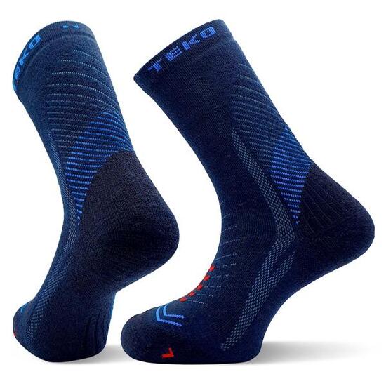 Skarpety sportowe z wełną merino Teko ecoHIKE Discovery Light Half Cushion 2.0