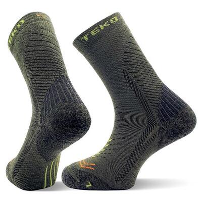 Skarpety sportowe z wełną merino Teko ecoHIKE Discovery Light Half Cushion 2.0
