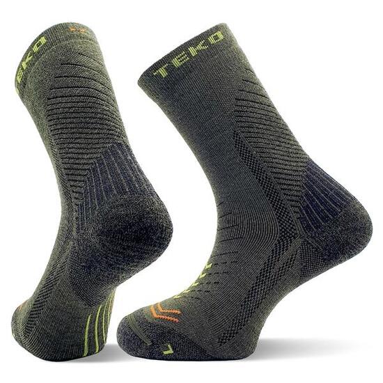 Skarpety sportowe z wełną merino Teko ecoHIKE Discovery Light Half Cushion 2.0