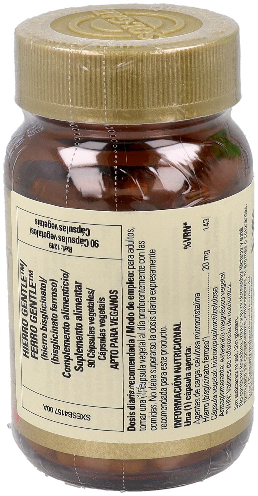 Hierro Suave 20 mg Cápsulas 3/3