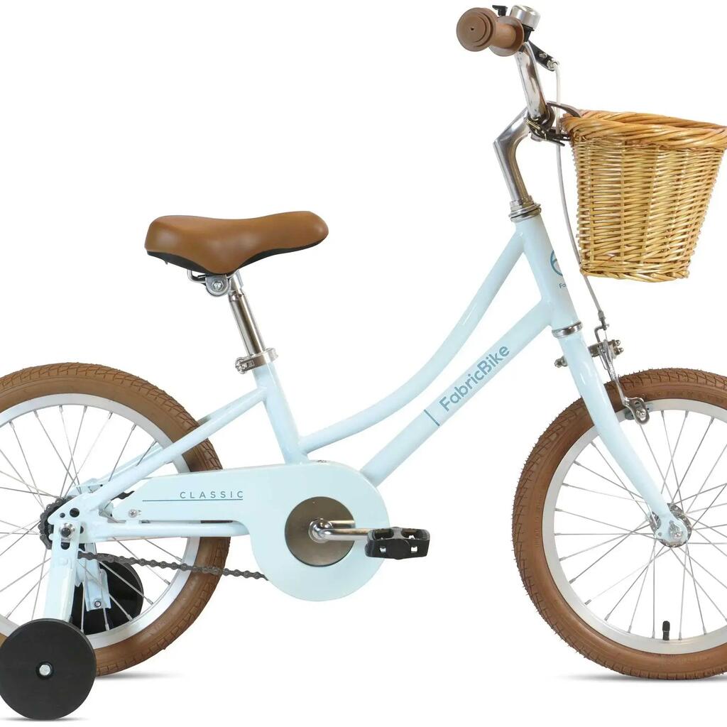 FABRICBIKE Kids Classic - 16" pedal bike for children, ages 3-7. Blue