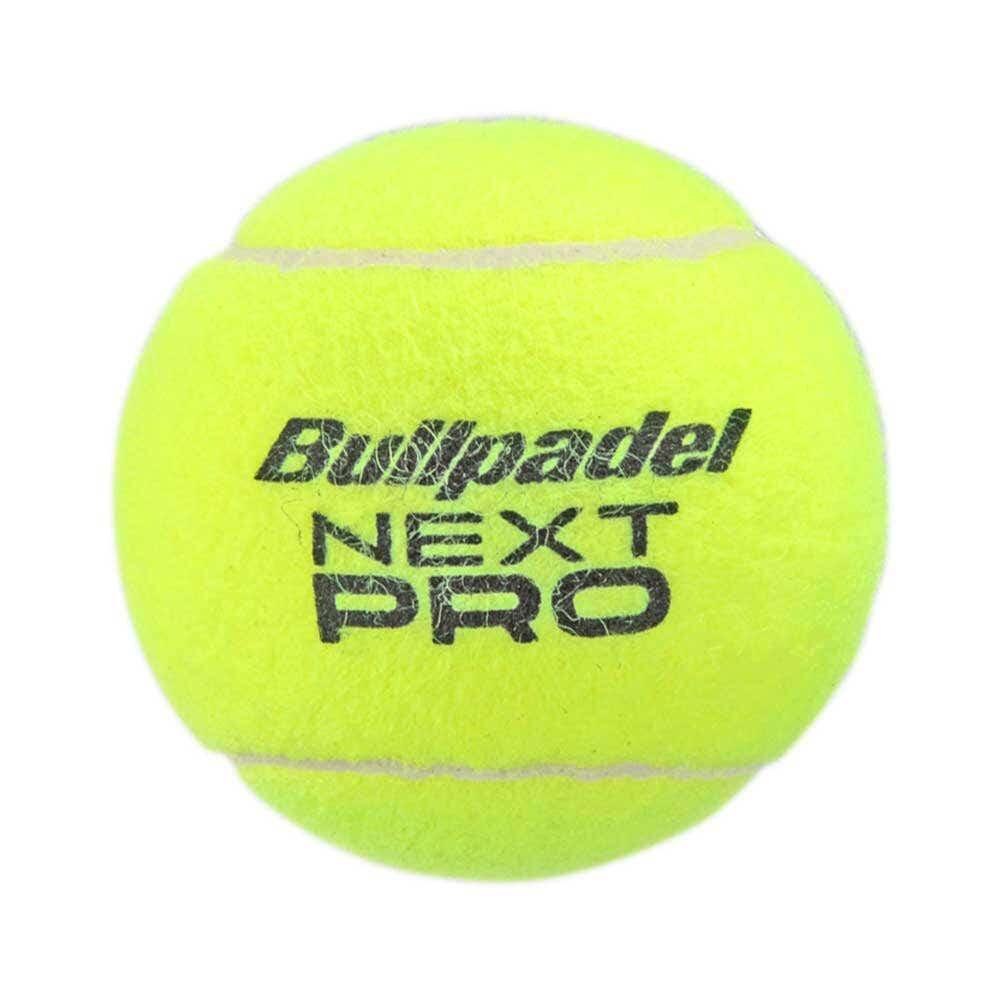 Pack de 3 balles de padel Bullpadel Next Pro Jaune 2/3
