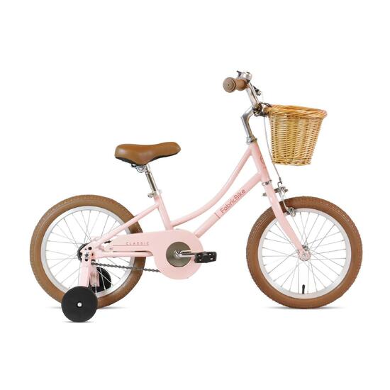 FABRICBIKE Kids Classic 16'' – rower z pedałami dla dzieci 3-7 lat. Pink