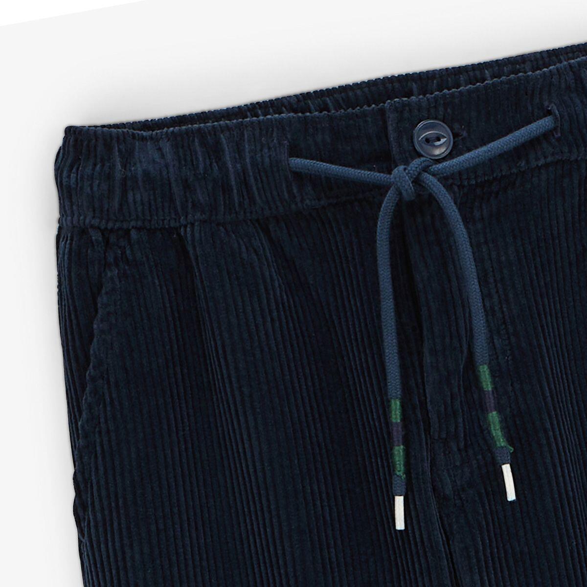 Pantalon 549 regular taille élastiquée confort garçon bleu dark navy 4/5