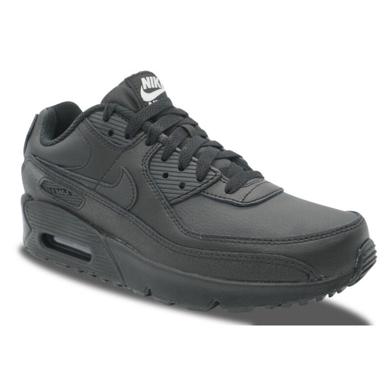 Nike Air Max 90 Leather Triple Black 2/4