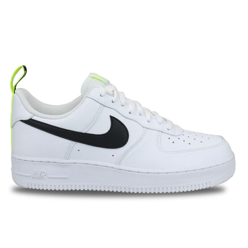 Nike - Nike Air Force 1 '07 White Neon Blanc - Baskets - Blanc|noir|vert - 42,5 - Decathlon