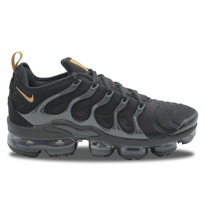Nike - Nike Air Vapormax Plus Black Metallic Gold - Baskets - Noir - 44 - Decathlon