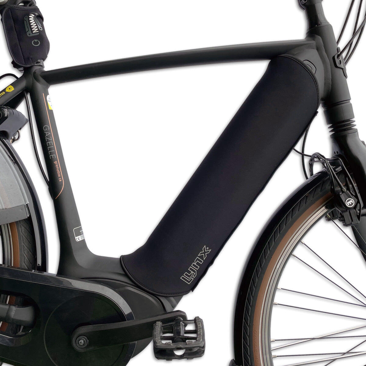 LYNX Copribatteria Lynx universale per e‑bike integrata, neoprene 4,5 mm.