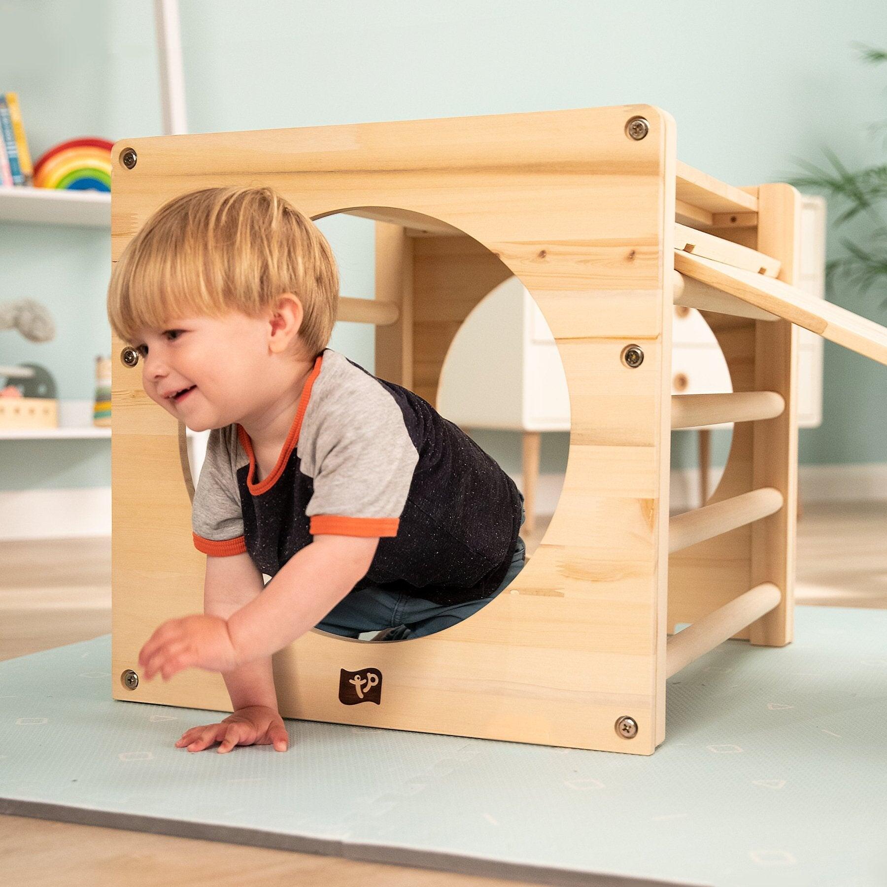 Cube d'escalade MONTESSORI bois FSC® 3/5