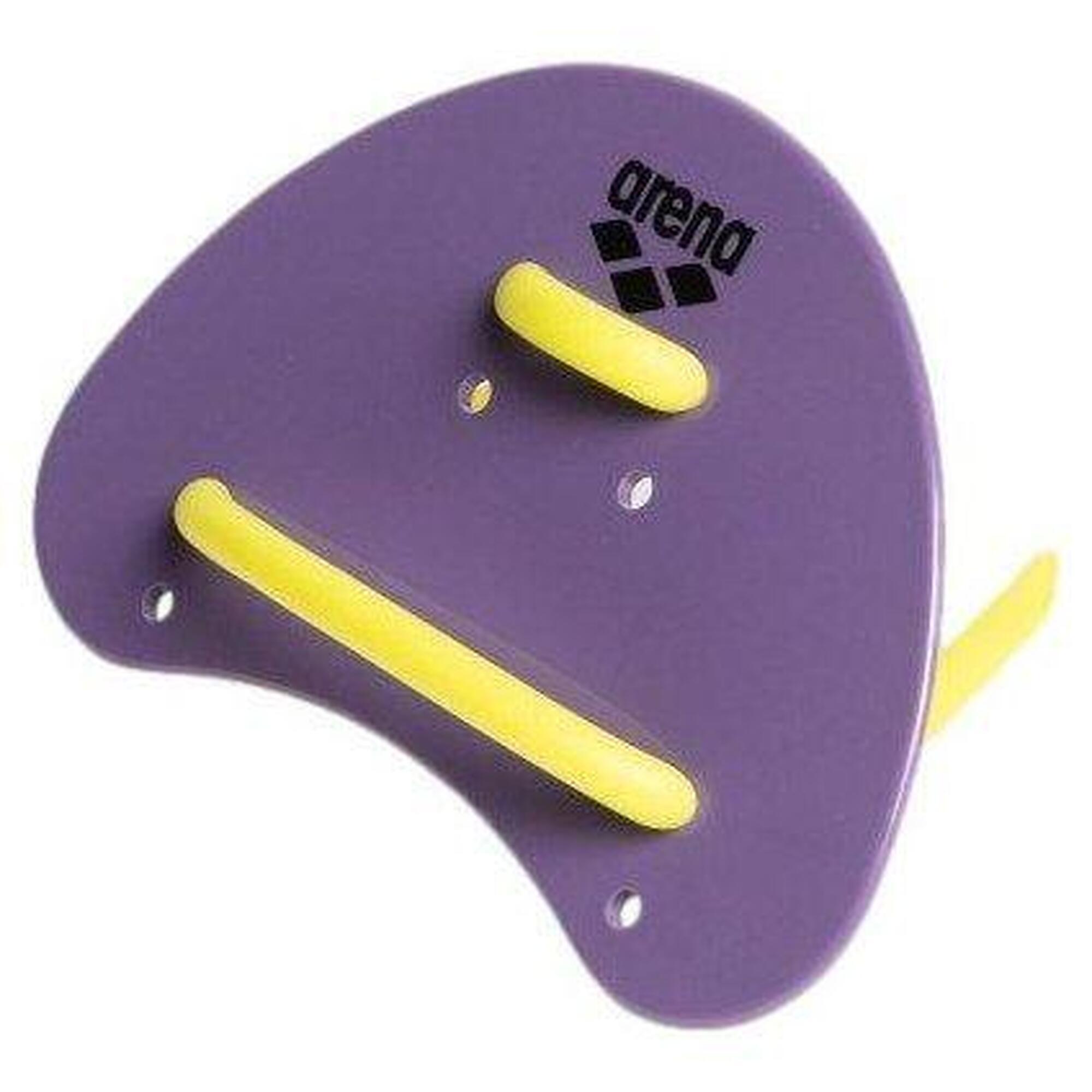 Arena Elite Finger Paddle | Palas Para Dedos De Entrenamiento De Natación | Mejora La Fuerza De Antebrazos | Talla S Unisex Morado