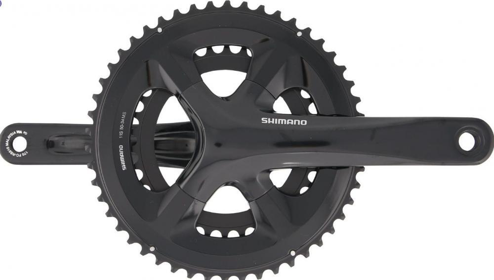 SHIMANO SHIMANO 105 FC-RS510 guarnitura 36/46T 170 mm 11 velocità nera.