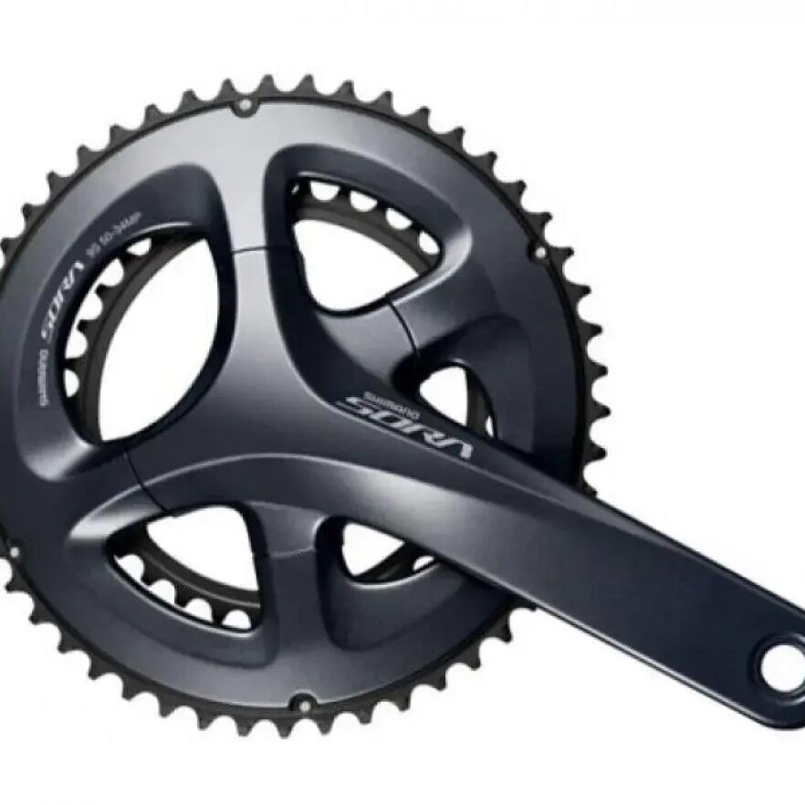 SHIMANO Sora FC-R3000 Crankset 34/50T 170mm 9-speed, black.