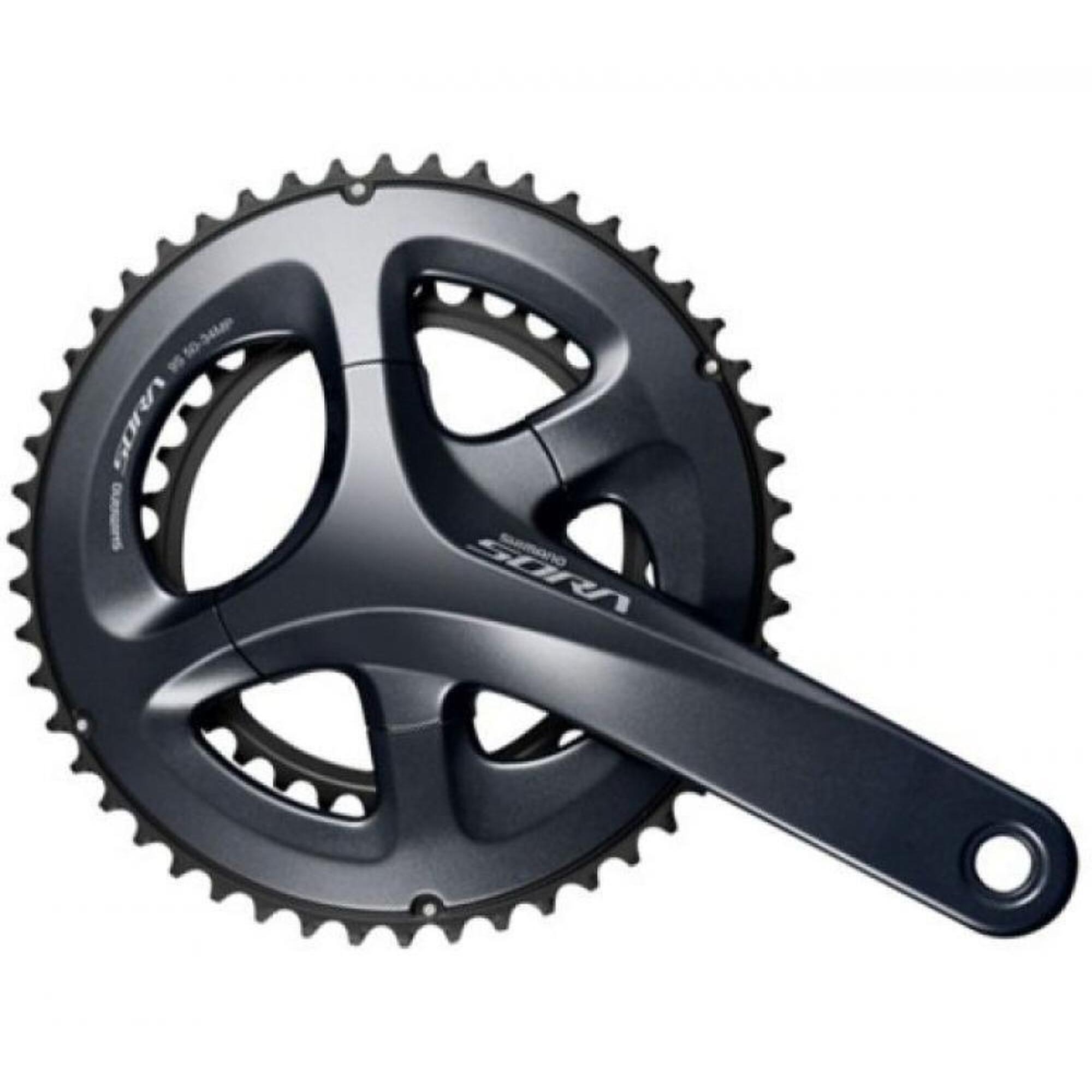 Shimano - Pédalier Shimano Sora Fc-r3000 34/50t 170 Mm Ht2 — 9 Vitesses - Manivelle - Taille Unique - Decathlon
