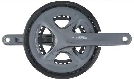 SHIMANO Kurbelgarnitur CLARIS FC-R2000 Kurbelgarnitur - 8-fach, 170 mm, 50-34...