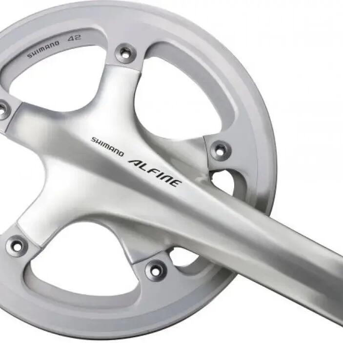 SHIMANO Alfine FC-S501 Crankset 42T 170mm HT2, Silver.
