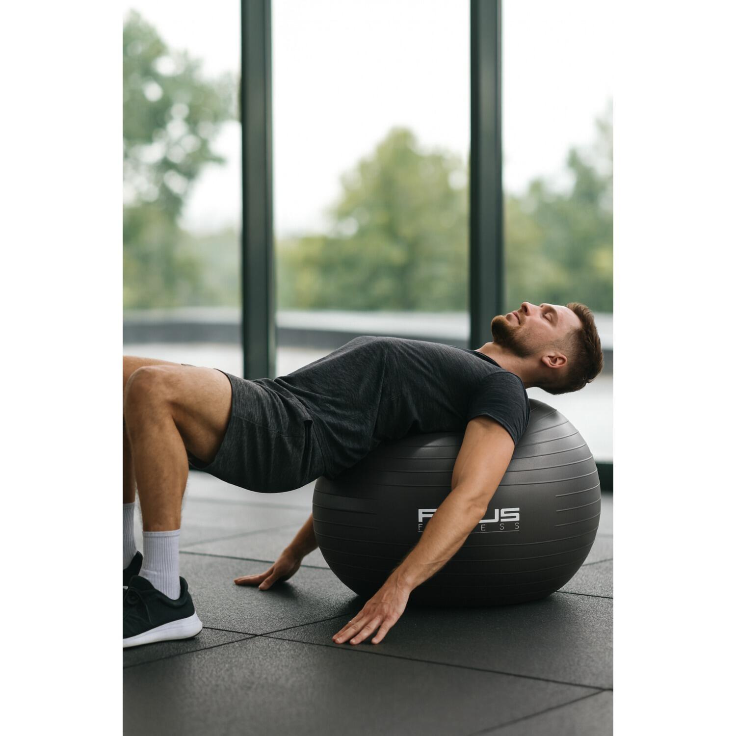 Gym Ball - Zwart - 55 cm 5/5