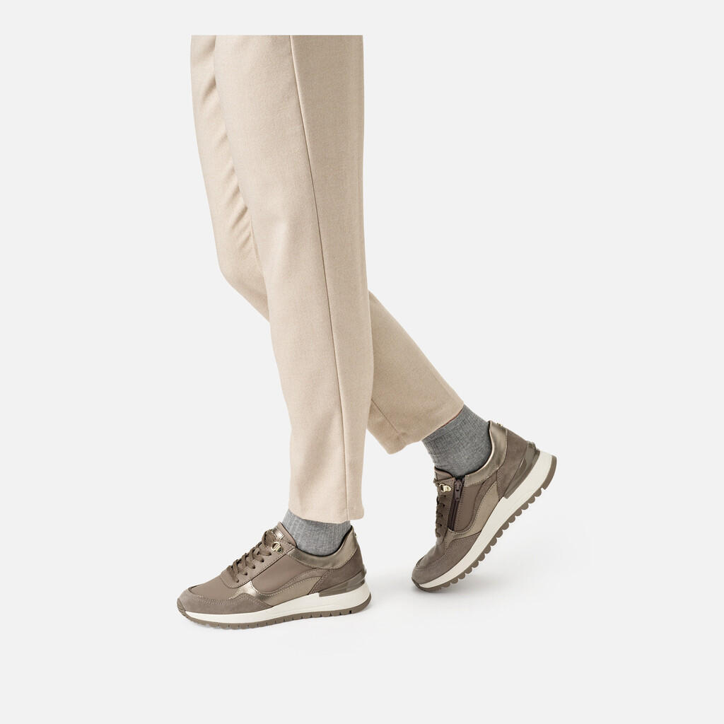 Baskets Femme DESYA WOMAN Marron/Beige 3/7