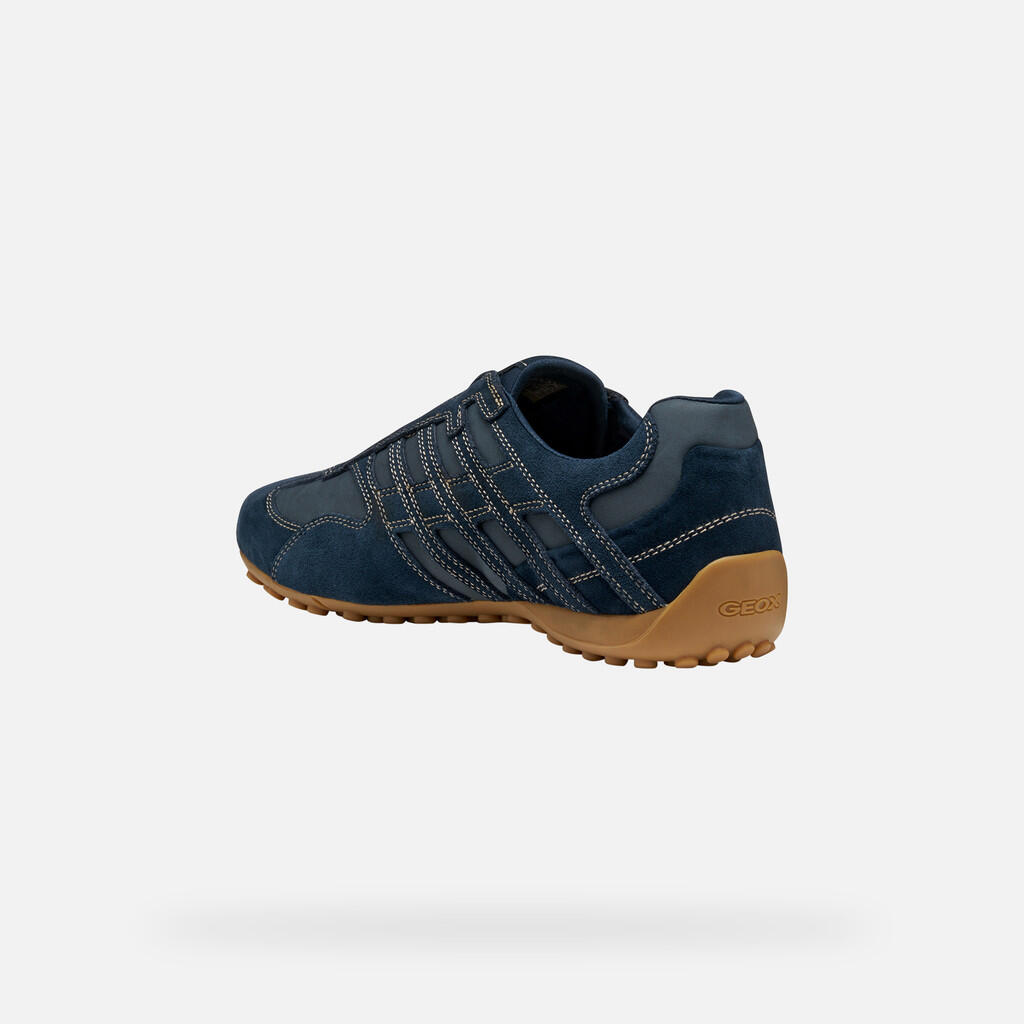 Baskets Homme U SNAKE ORIGINAL Bleu Marine 4/7