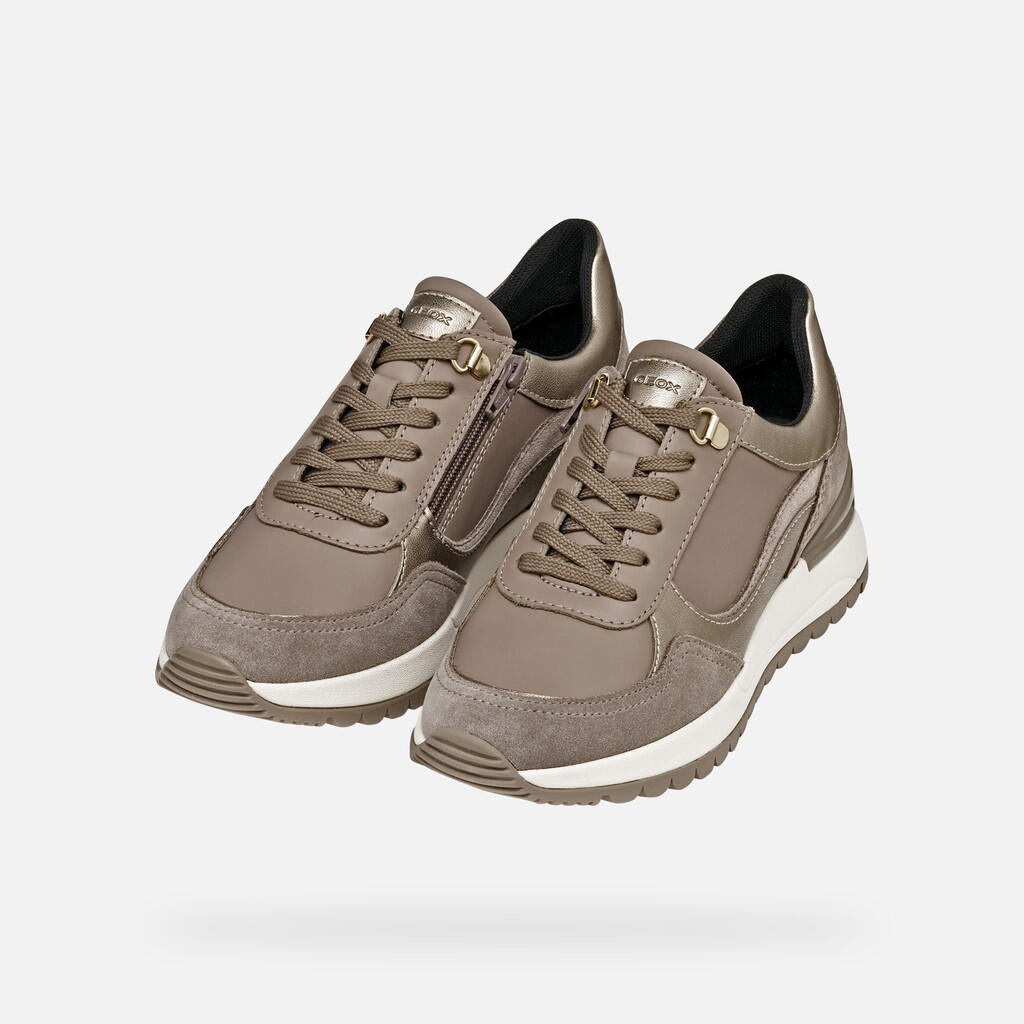 Baskets Femme DESYA WOMAN Marron/Beige 4/7