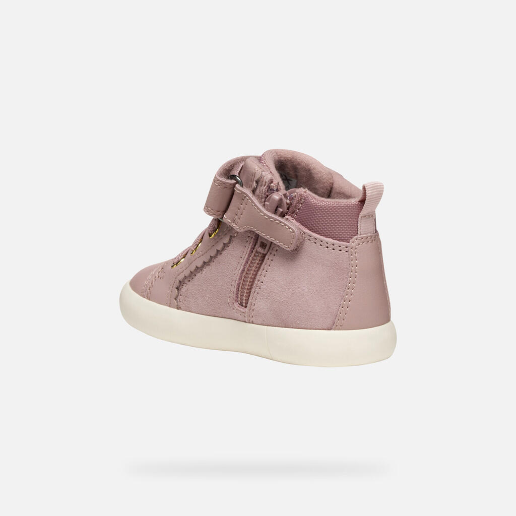 Baskets Bébé Fille GISLI TODDLER GIRL Vieux Rose 5/7