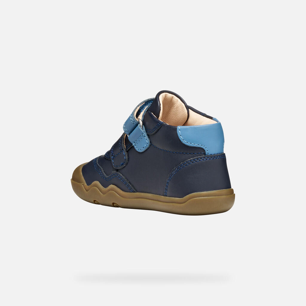 Baskets Bébé Garçon STEPPIEUP TODDLER BOY Bleu Marine/Bleu Aviateur 4/7