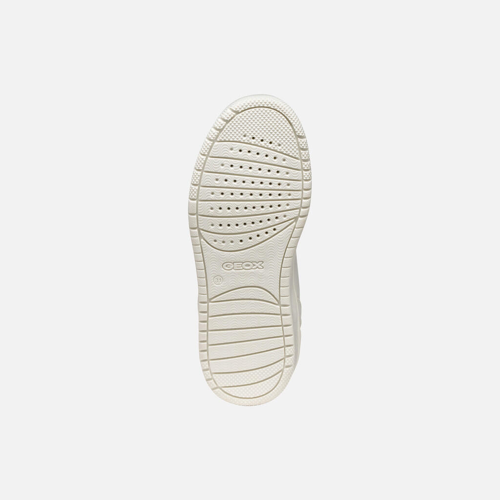 Baskets Garçon J WASHIBA FAST IN BOY Blanc/Bleu Roi 7/7