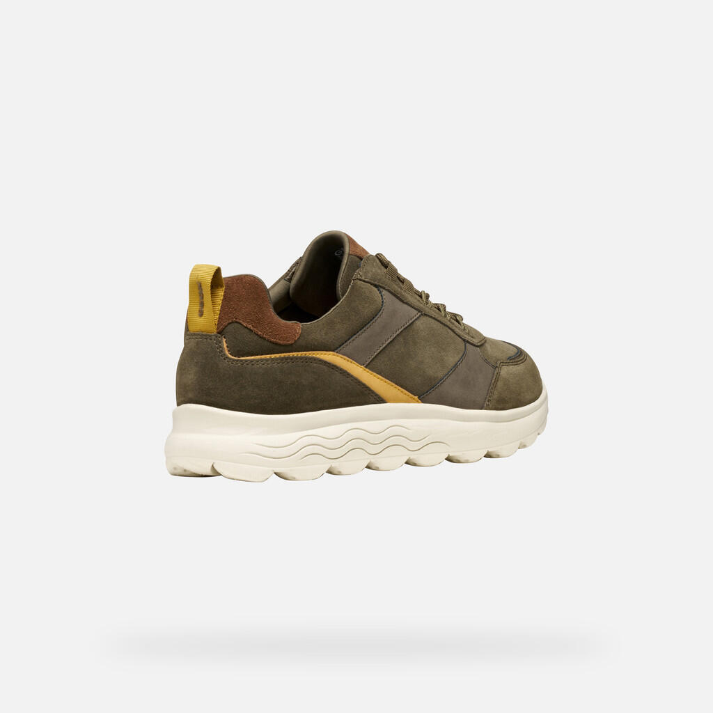 Baskets Homme U SPHERICA Vert Militaire/Cognac 7/7