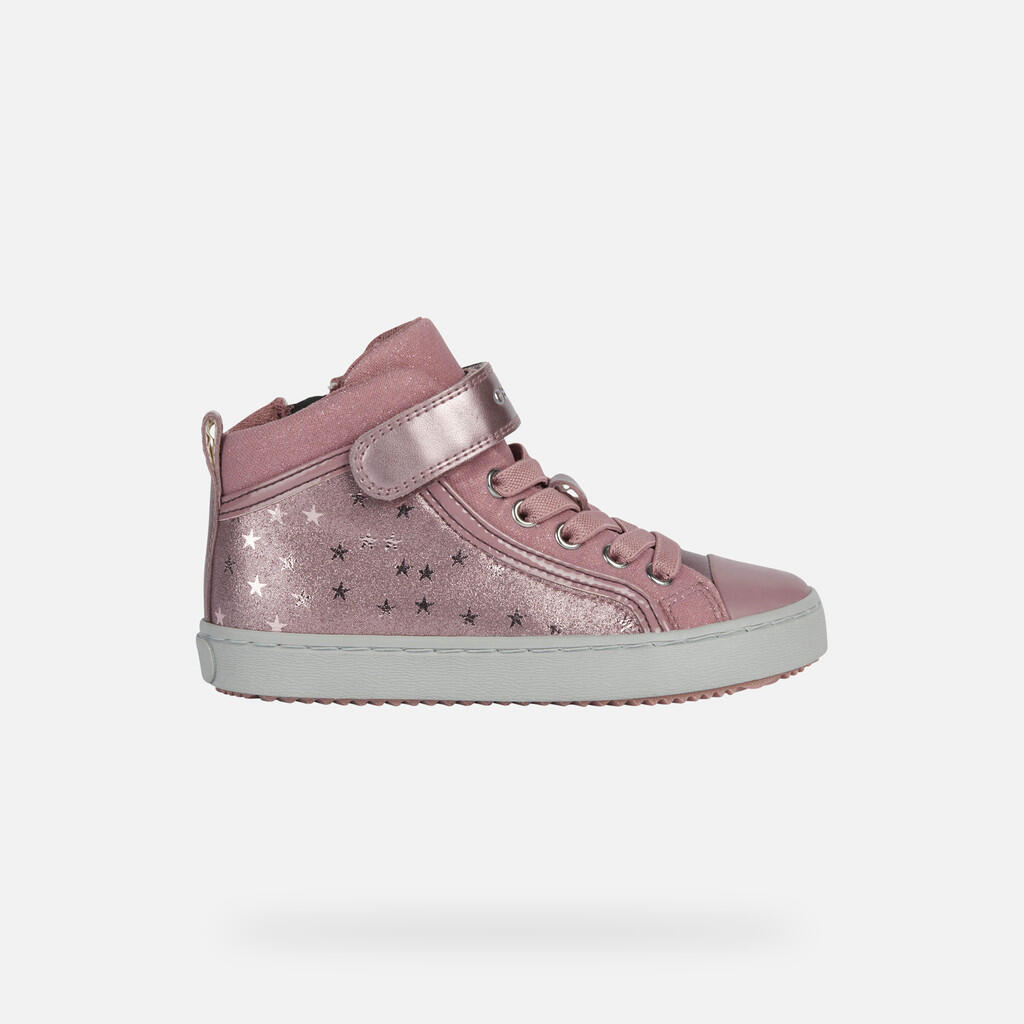 Baskets Fille J KALISPERA GIRL Rose Foncé 2/7