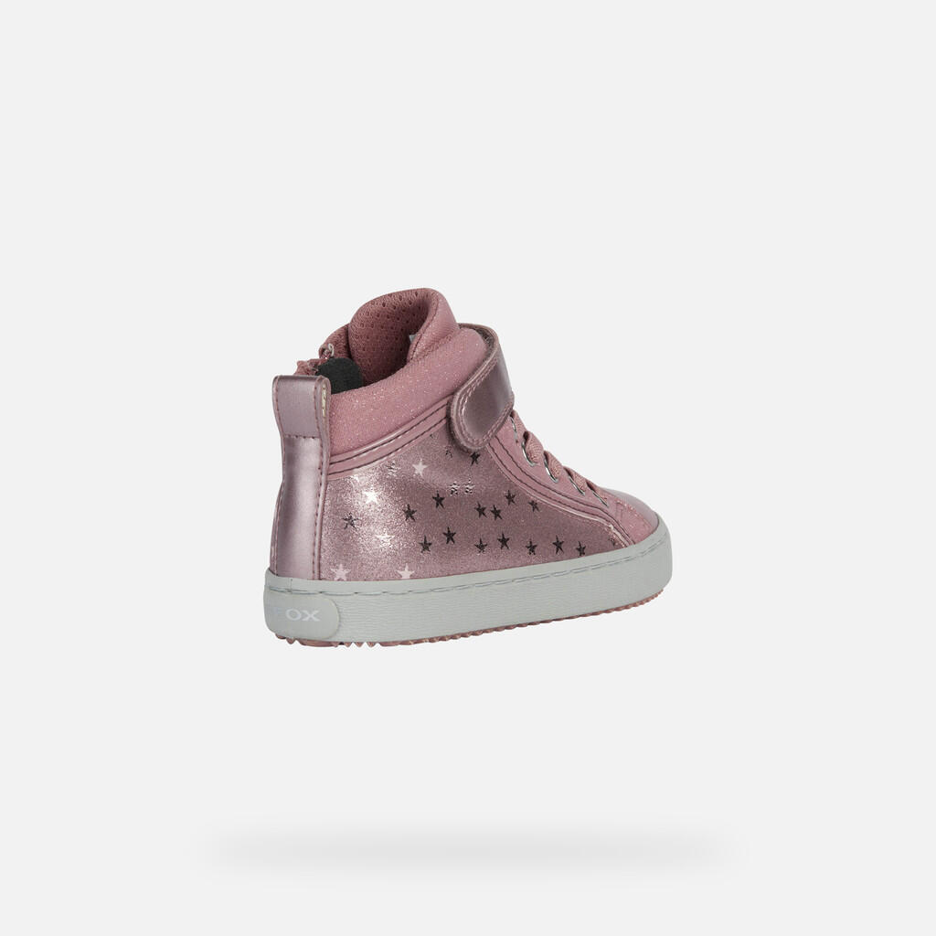 Baskets Fille J KALISPERA GIRL Rose Foncé 5/7