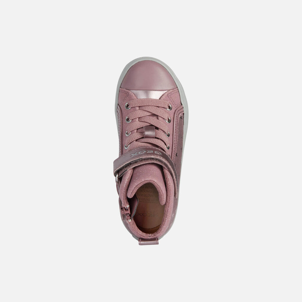 Baskets Fille J KALISPERA GIRL Rose Foncé 6/7
