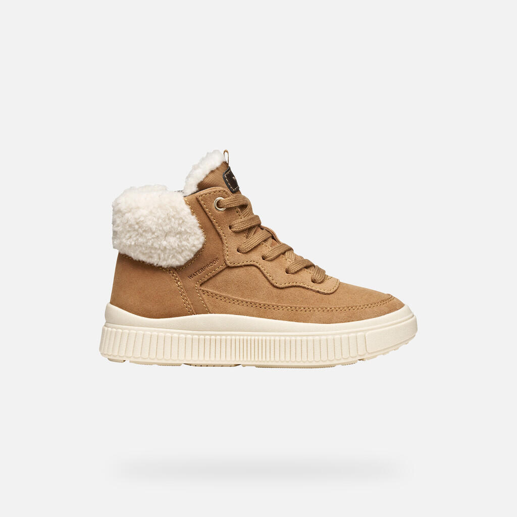 Botas Geox Modelo J Laquinny Girl Wpf Cor Castanho 2/7