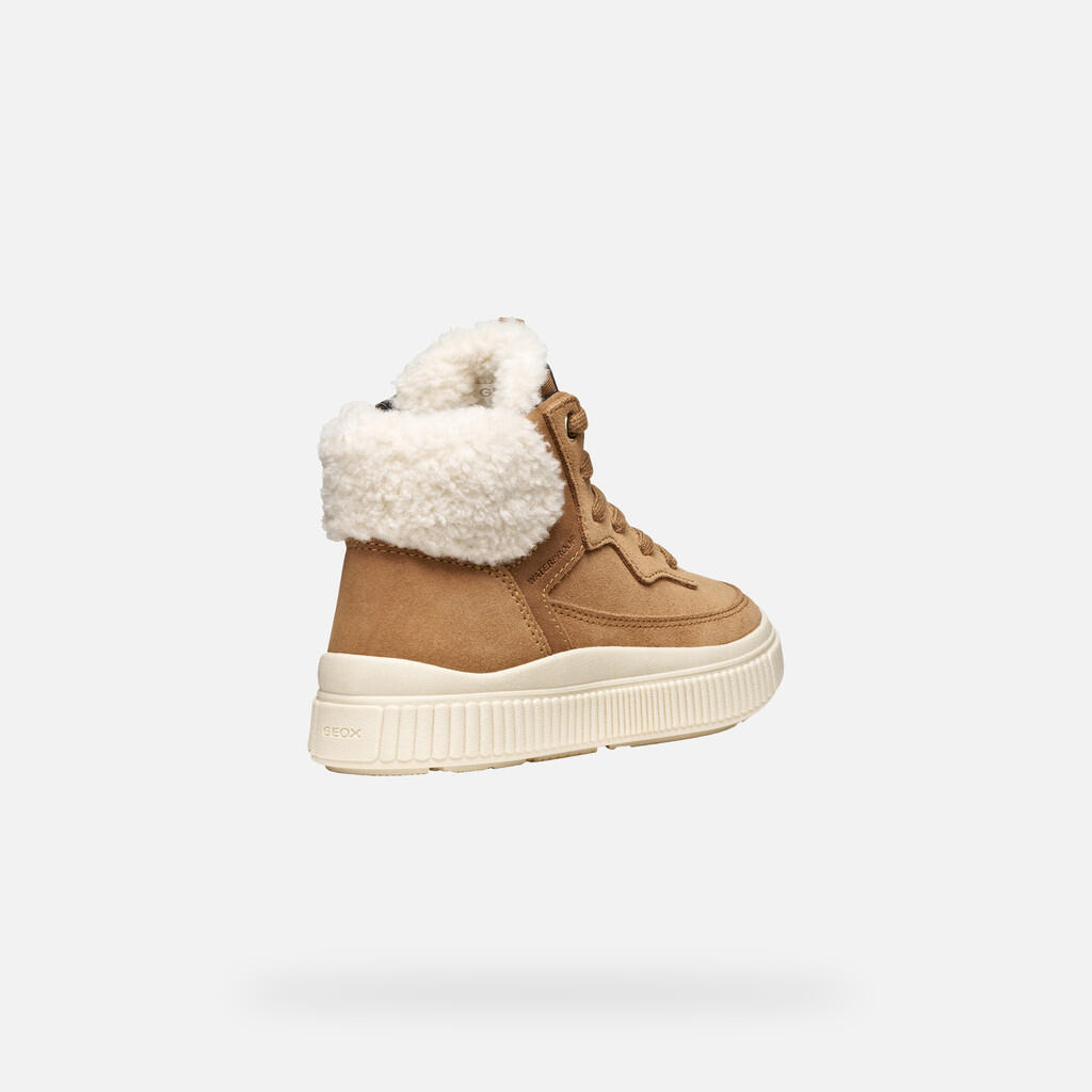 Botas Geox Modelo J Laquinny Girl Wpf Cor Castanho 6/7