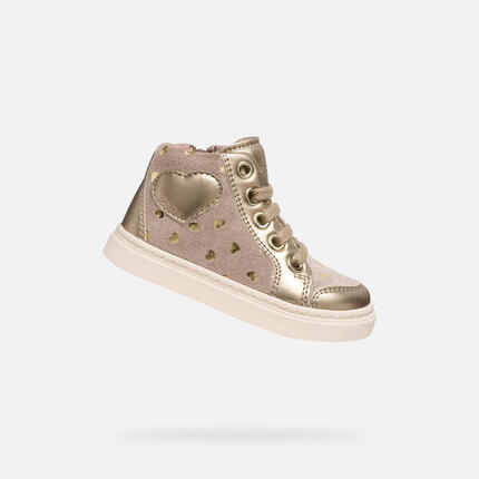 Baskets Bébé Fille B NASHIK GIRL Beige Foncé