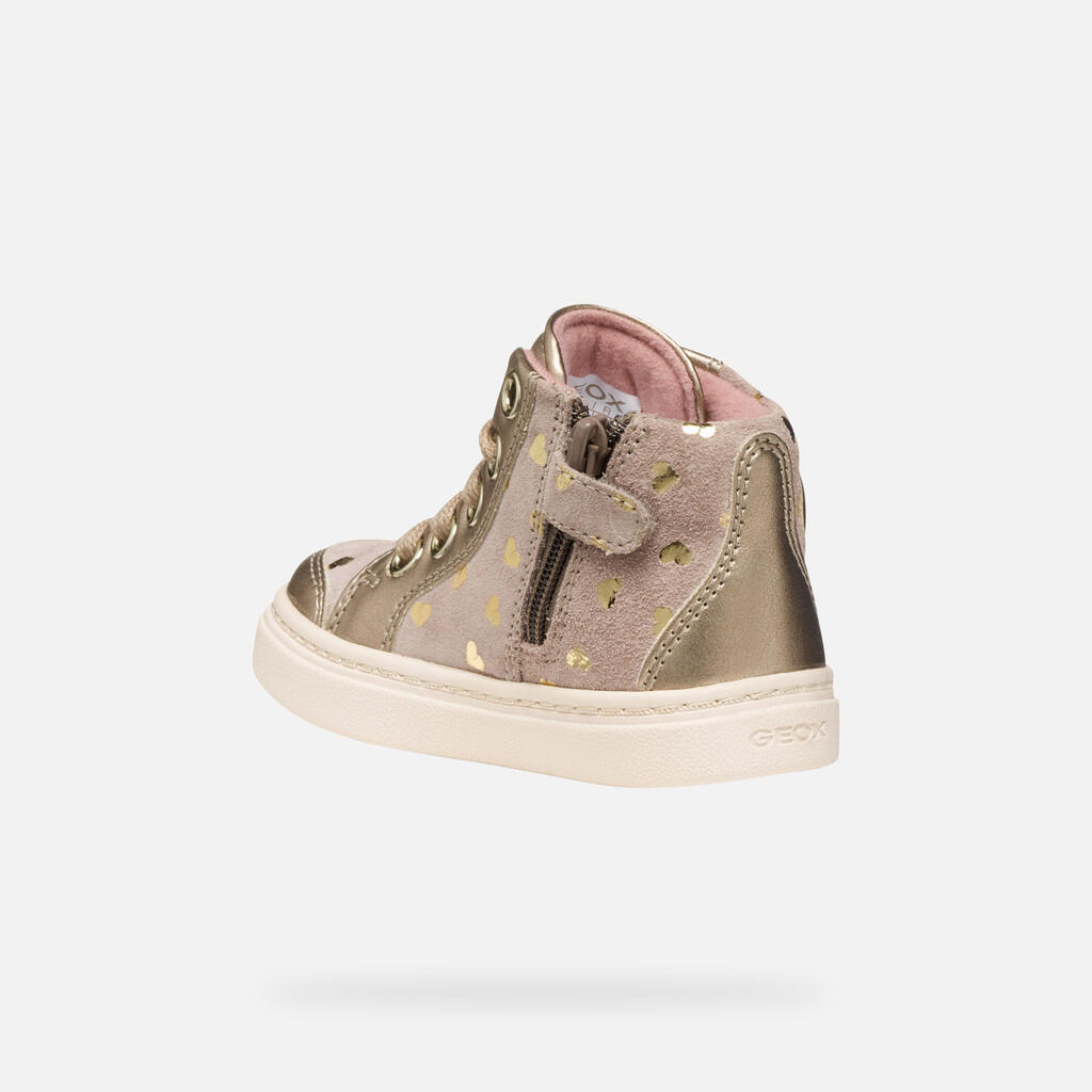 Bottes Geox Modello B Nashik Girl Colore Beige 5/7