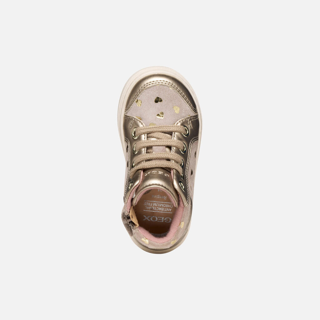 Bottes Geox Modello B Nashik Girl Colore Beige 7/7