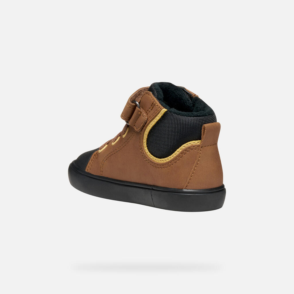 Baskets Bébé Garçon GISLI TODDLER BOY Tabac/Noir 5/7
