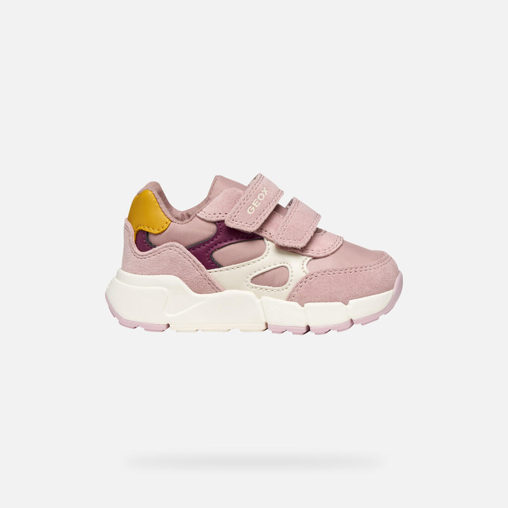 Baskets Bébé Fille FLEXYPER MINI BABY Rose/Rouge 2/7