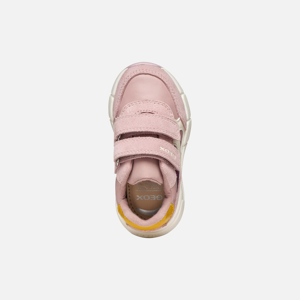 Baskets Bébé Fille FLEXYPER MINI BABY Rose/Rouge 7/7