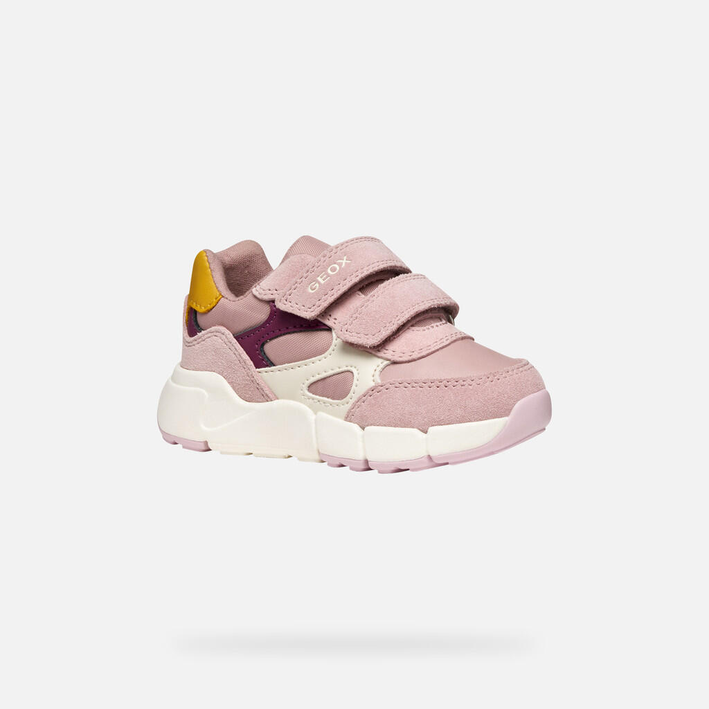 Baskets Bébé Fille FLEXYPER MINI BABY Rose/Rouge 4/7