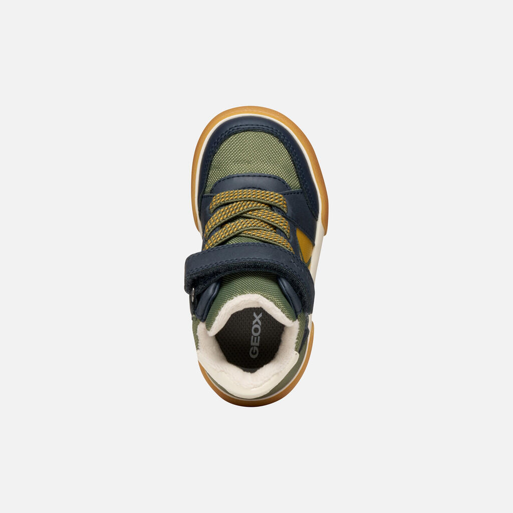 Sneakers Geox Modell B Gisli Boy Farbe Grün 7/7