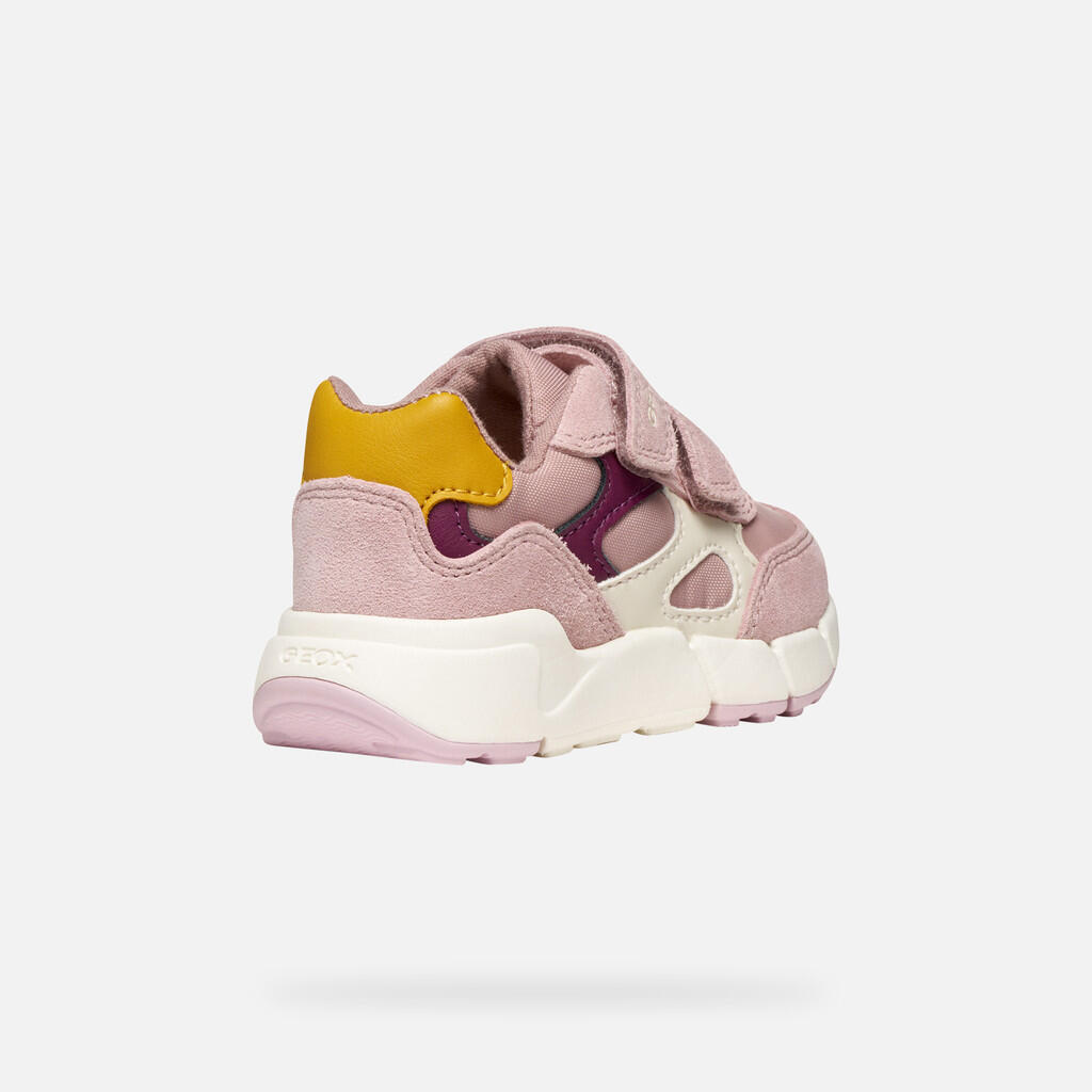 Baskets Bébé Fille FLEXYPER MINI BABY Rose/Rouge 6/7