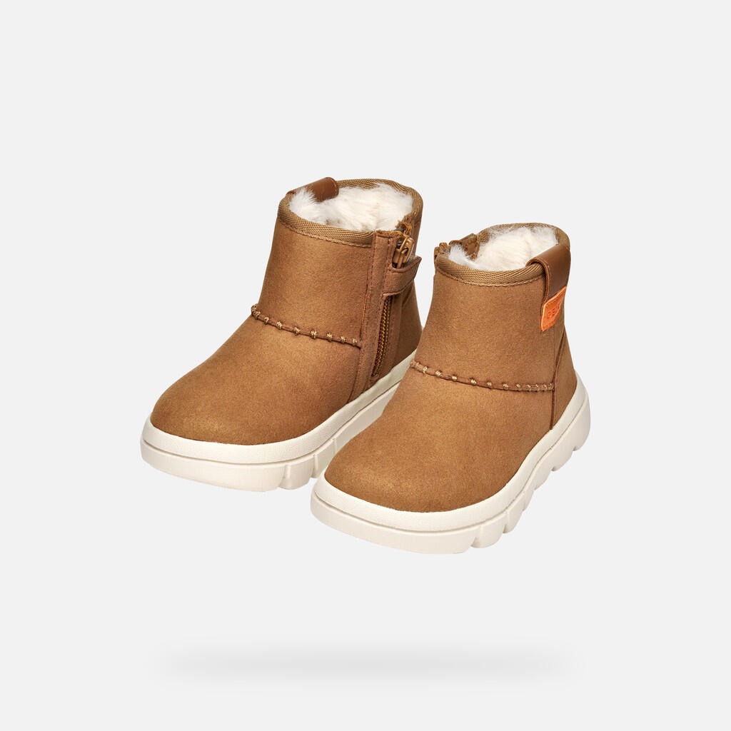 Bottines Fille WILLABOOM GIRL Cognac 3/7