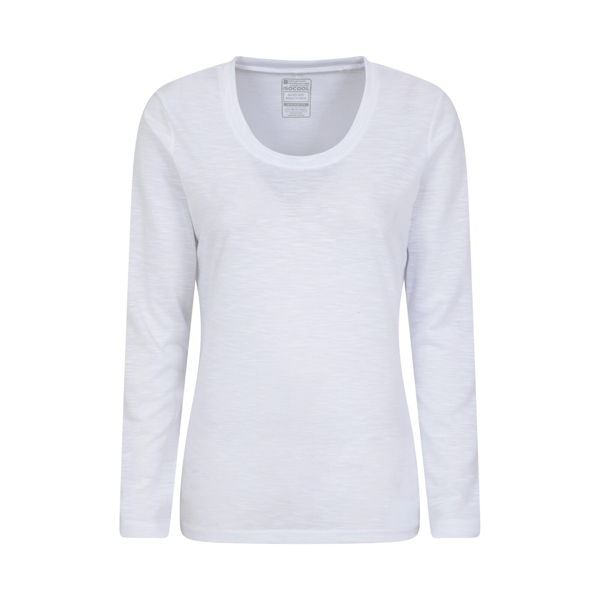 Mountain Warehouse Womens/Ladies Agra Slub Long-Sleeved Top
