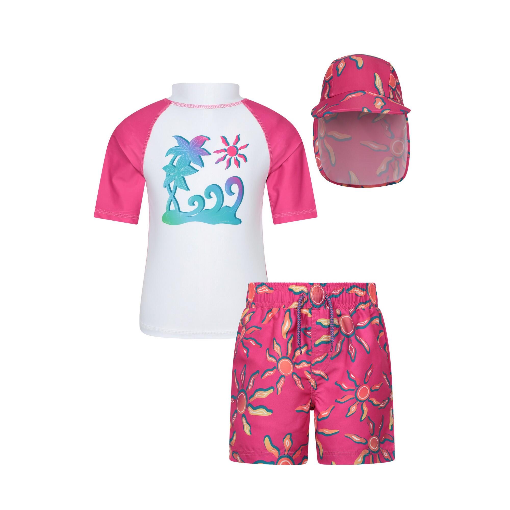 Mountain Warehouse Childrens/Kids Rash Guard Set