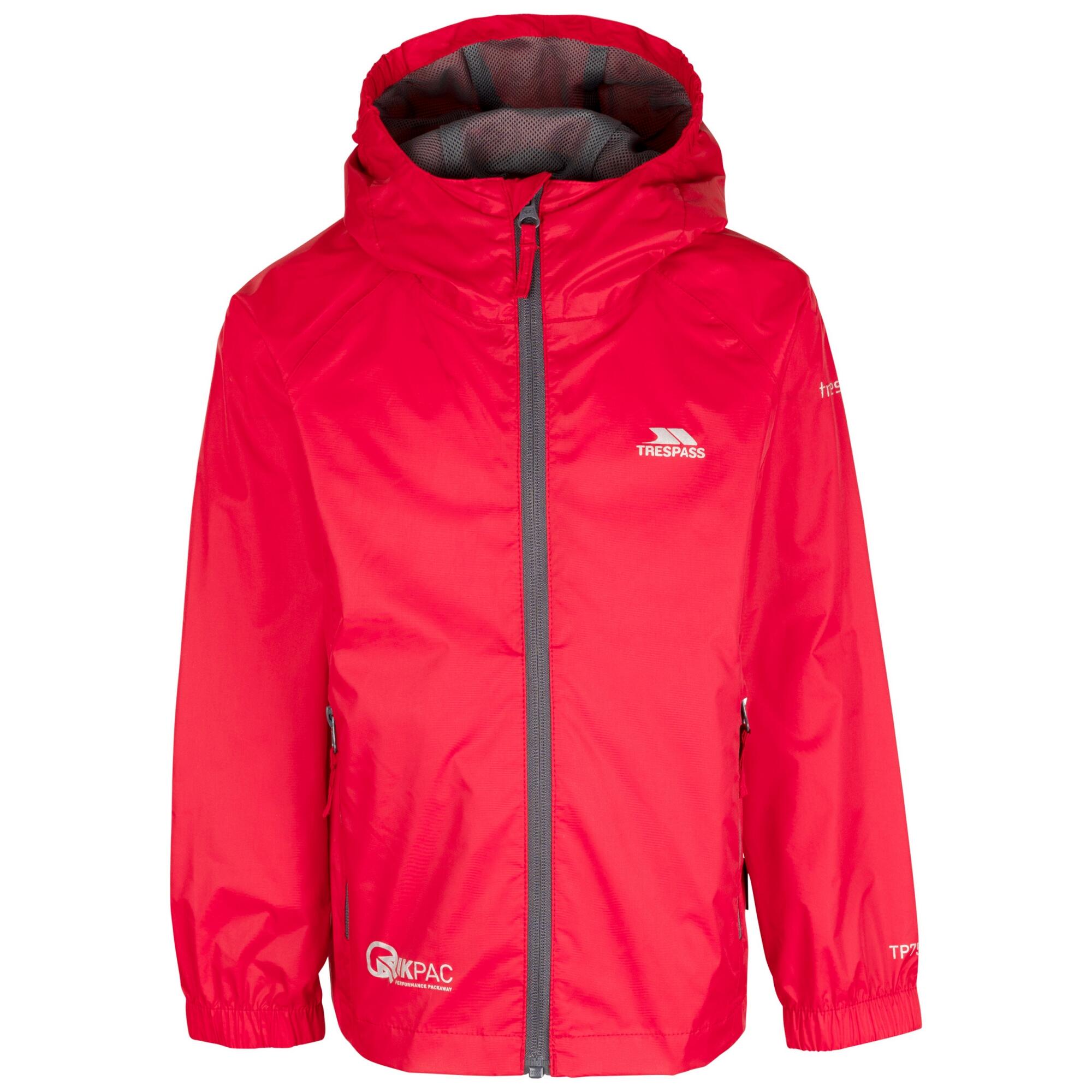 Trespass Childrens/Kids Qikpac Packaway Jacket